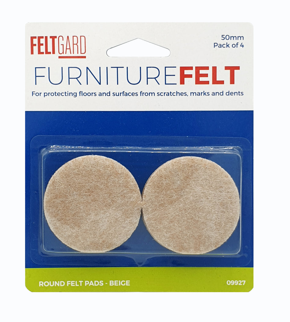 Felt Gard Pads  -  Round 50mm PK4