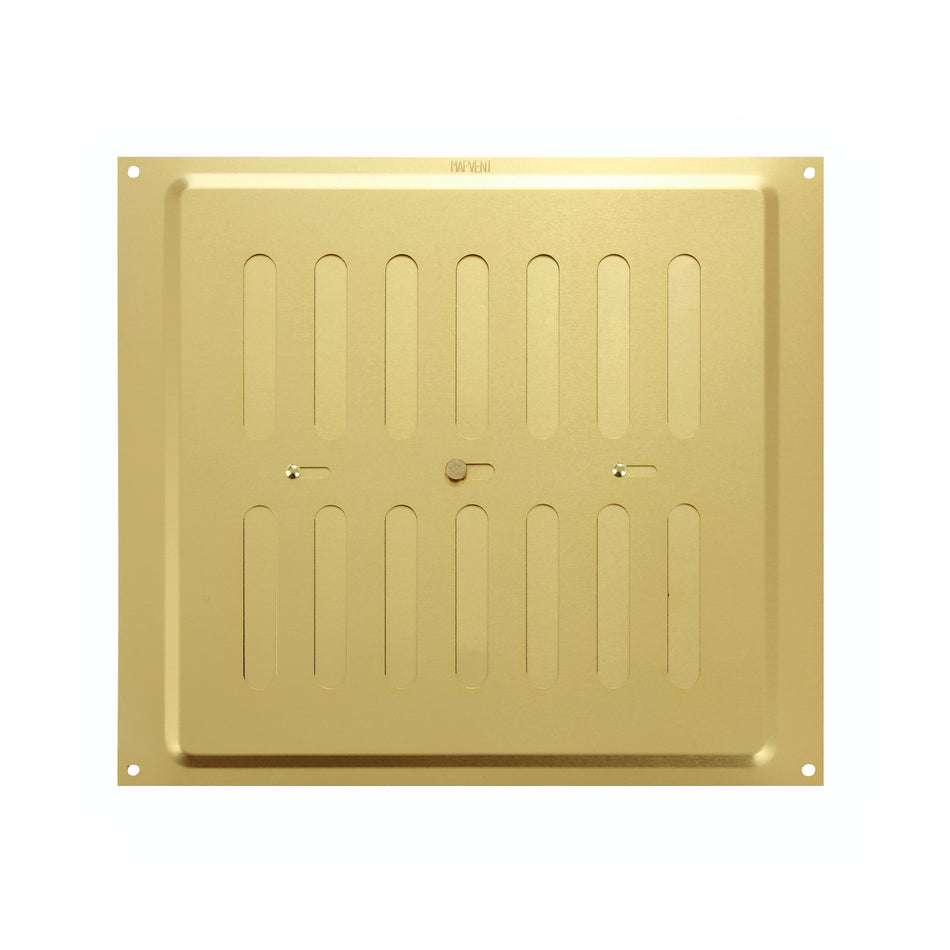 Vent  -  Adjustable Aluminium 9x9" Gold