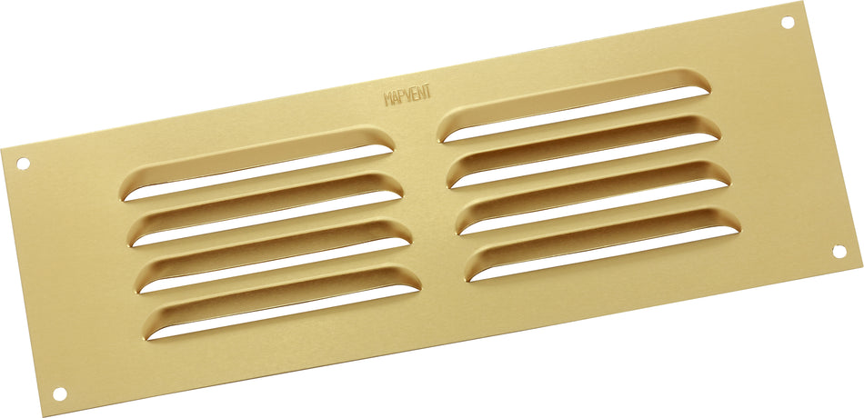 Vent  -  Louvred Aluminium 9x3" Gold