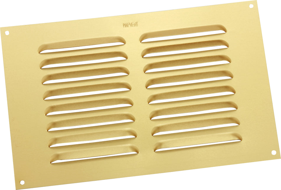 Vent  -  Louvred Aluminium 9x6" Gold