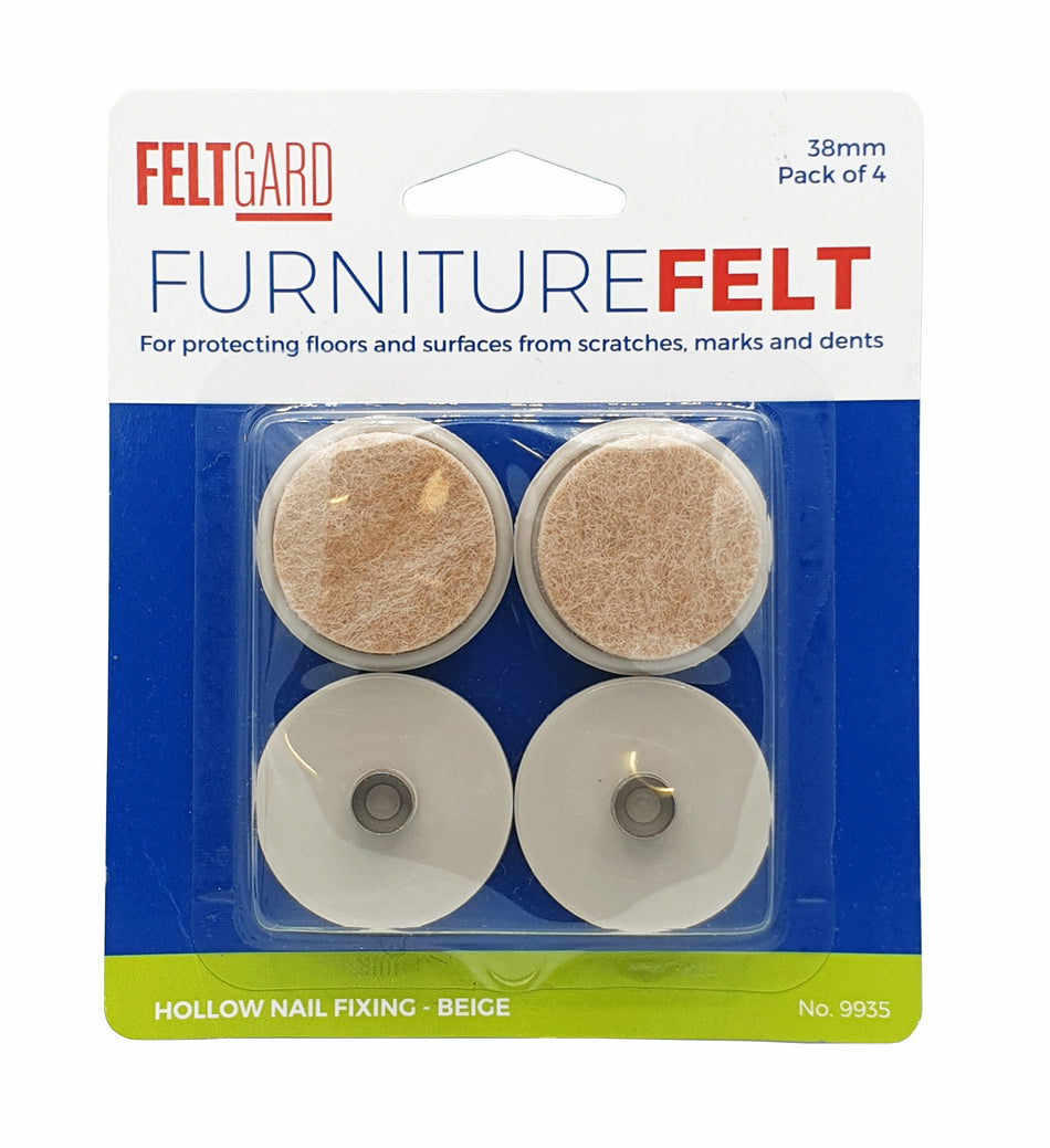 Felt Gard  -  Hollow Nail Fixing 38mm (1 1/2") PK4