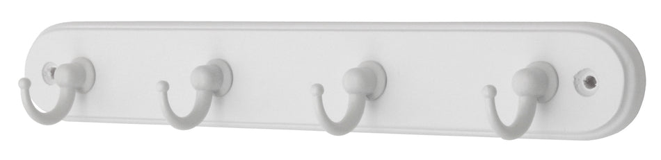 Keypak Keytidy  -  4 White Hooks on White FSC100%