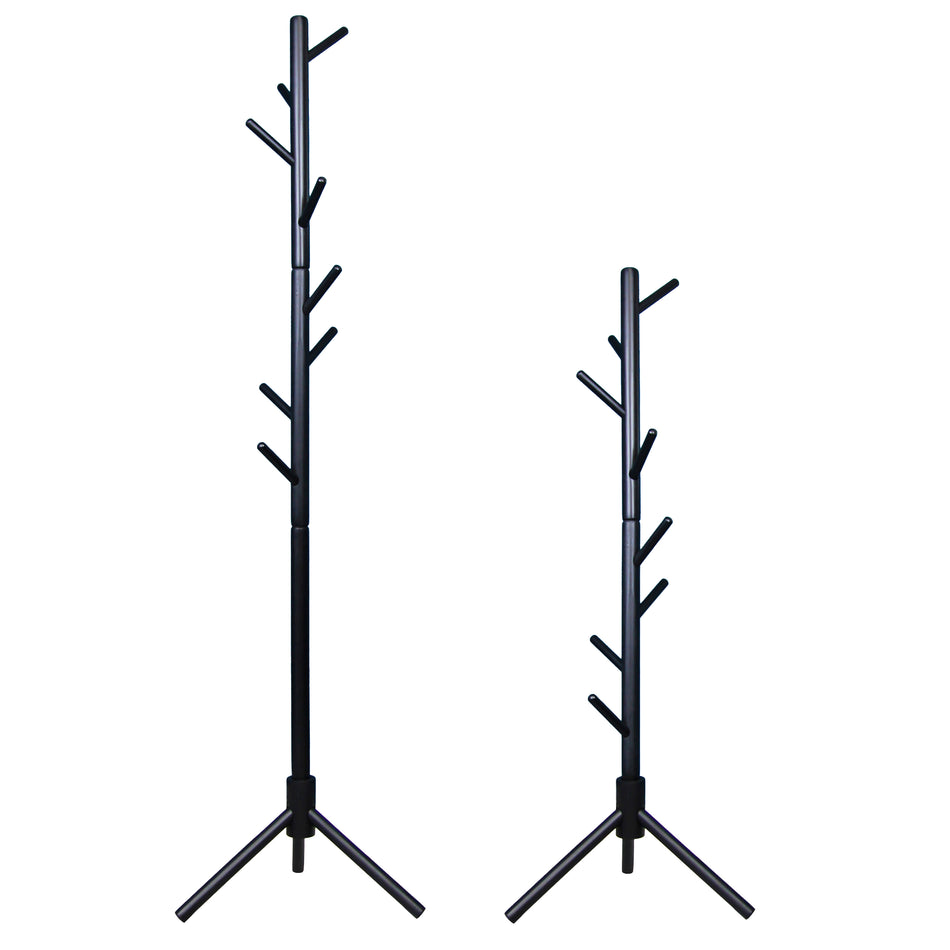 Coat Stand  -  Black Tree  -  Tri Leg FSC100%