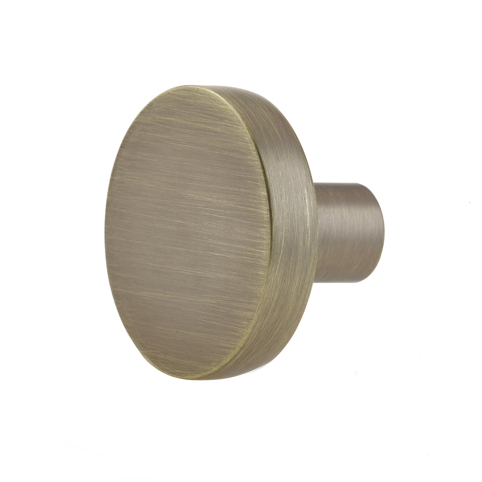 Knob  -  Classic 30mm Antique Brass PK2