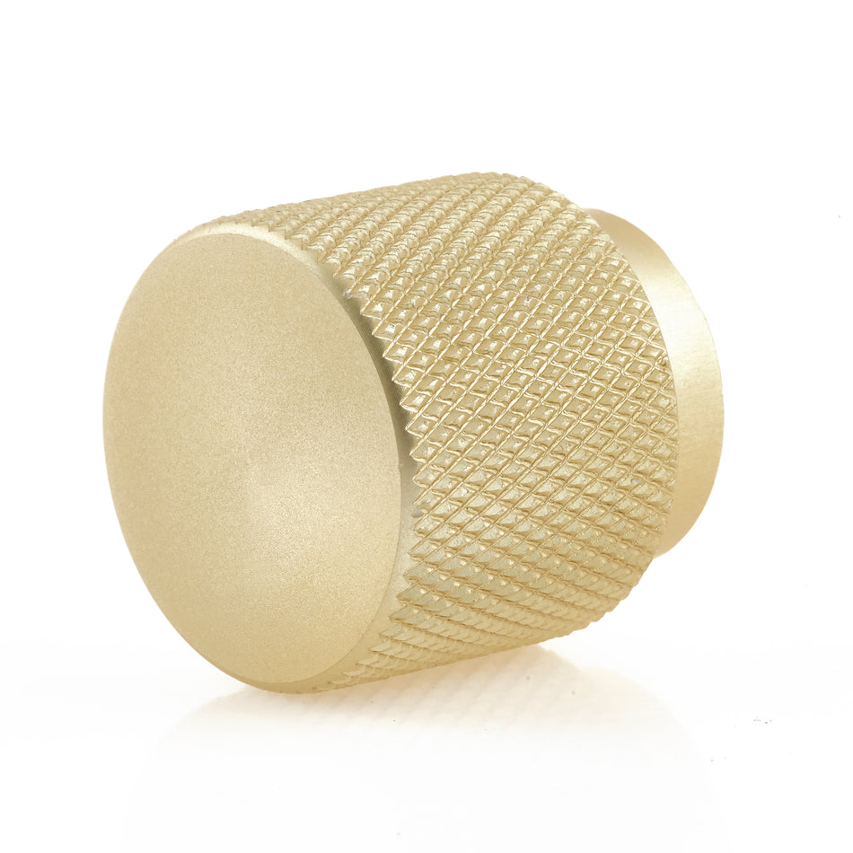 Knob  -  Precision 30mm Brushed Brass PK2