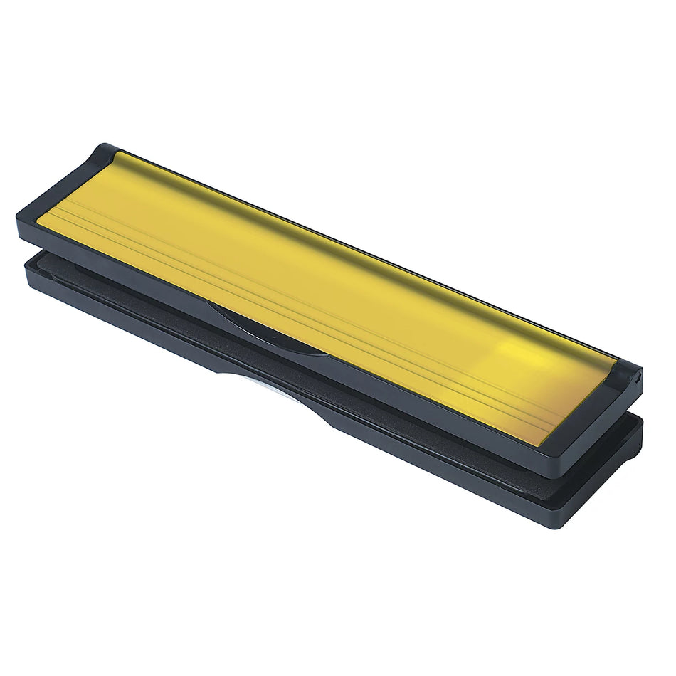 Letterplate  -  Postport 20-39mm 10" Black/P Gold